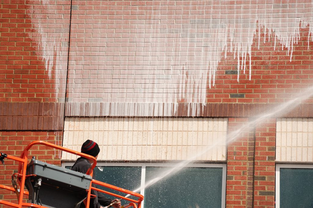 Commercial Pressure Washing in Walker project 2