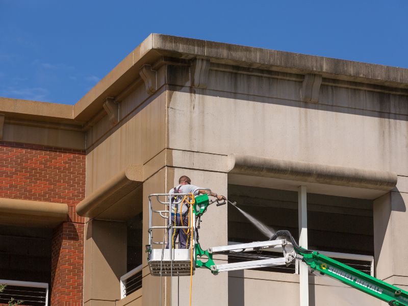 Commercial Pressure Washing in Walker project 4