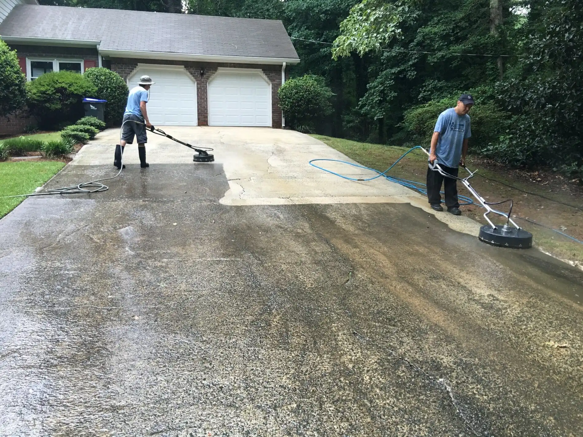 Concrete Pressure Washing project 4