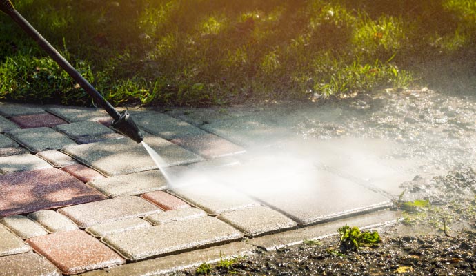 Paver Cleaning & Sealing in Walker project 2