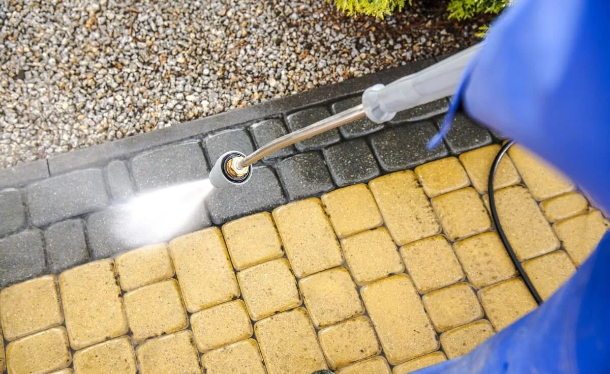 Paver Cleaning & Sealing in Walker project 3